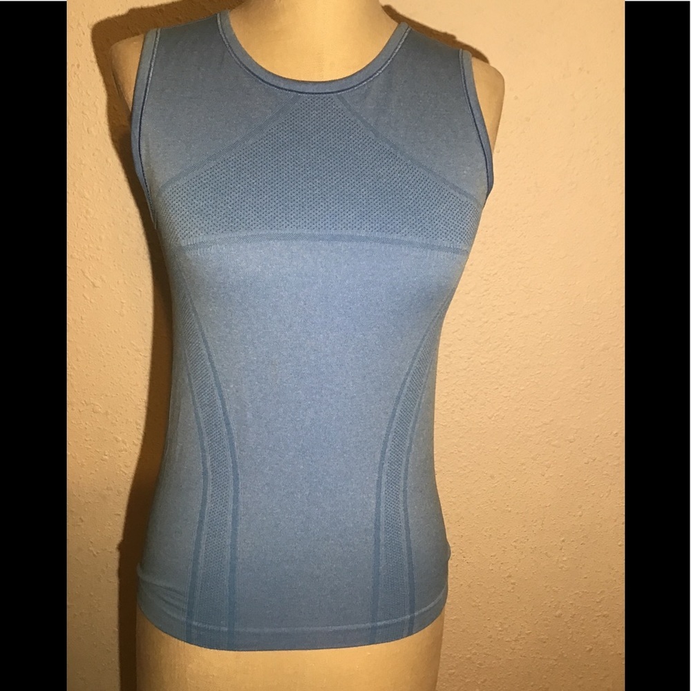 Ivivva lululemon blue GOAL BIG tank top size 10
